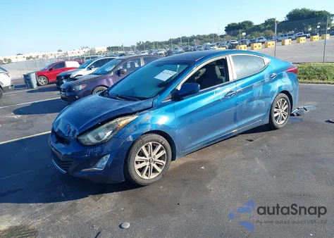 2016 Hyundai Elantra Se z USA, uszkodzony, nr VIN KMHDH4AE1GU526180